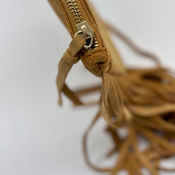 Suede Fringed Clutch by F21 - Picture 4 of 6